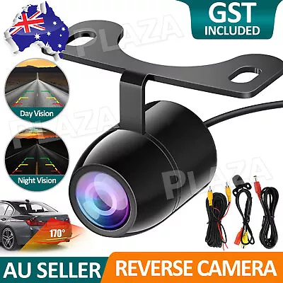 170° Reverse Camera Waterproof Car Rear View Backup Parking Cam HD Night AUS • $10.85