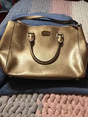 Michael Kors Gold Satchel • $20