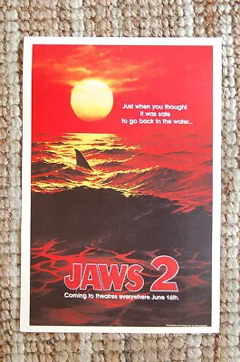 93429 Jaws 2 Lobby Card Wall Print Poster AU • $40.65