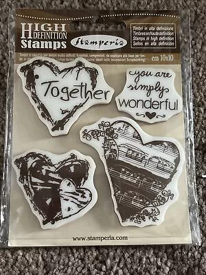 High Definition Stamps Craft Love Hearts Wedding • £3.50