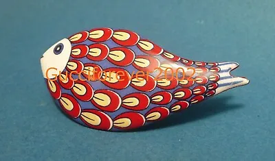 New MICHAELA FREY Enamel BROOCH/PIN  HAPPY FISH  Vienna Austria • $149.99