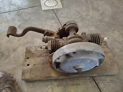 VINTAGE MAYTAG GAS ENGINE TWIN CYLINDER 72D? Project Parts Turns Over  • $175