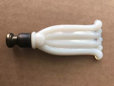 Vintage ALADDIN Electric Lamp Finial ALACITE Opaque Glass #3 • $39.99