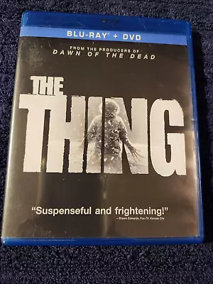 2010 THE THING Blu-ray DVD Combo 2-Disc Set Sci-Fi Monster Horror Action Movie • $15.75