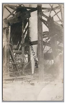 RPPC Largest Gas Well In The World KANE PA McKean County Real Photo Postcard • $7.99