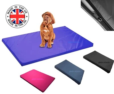 £28.87 • Buy Waterproof Mattress For Dog Cage Crate Mat Pet Cat Bed Pad Zipped Washable Cover