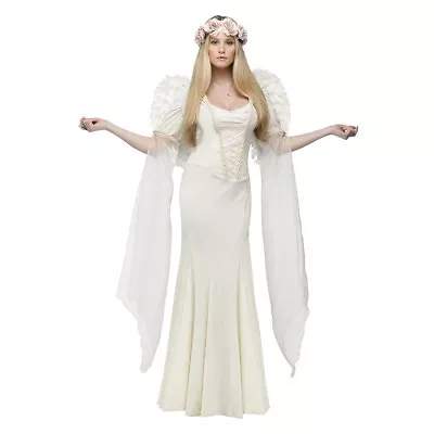 Angel Costume Adult Halloween Christmas Fancy Dress • $45.24