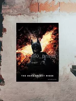 LEGO Batman The Dark Knight Rises Movie Poster -  Custom Print - A1 Size • $45