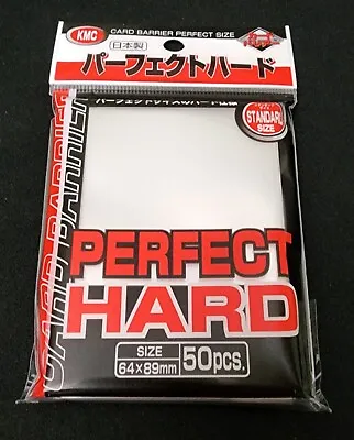 KMC Perfect Hard Fit / Size Sleeves - 50 Count - MTG Magic Gathering Pokemon • $6.85