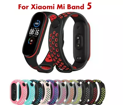 For Xiaomi Mi Band 5/6 Soft Silicone Wrist Strap Bracelet Mi 5/6 Band Wristband  • £3.99