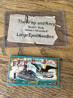 Vintage The Army And Navy Needle Book Sewing • $7.99