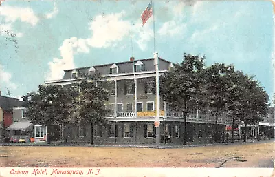 1908 Osborn Hotel Manasquan NJ Post Card • $12