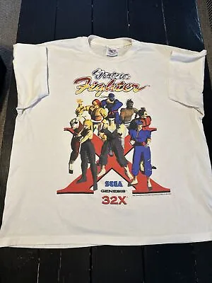 1995 Virtua Fighter Sega 32X T-Shirt XL Vintage • $60