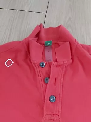 Ma Strum Red Massimo Osti Sniper Gillet Short Sleeve Polo TShirt Jacket Hoody S • £34.50
