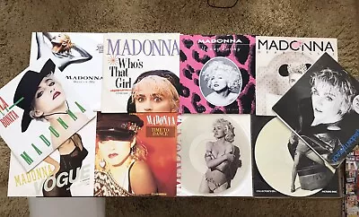 Madonna 12” Vinyl Single Collection X10 Picture Disc Posters • £99.99