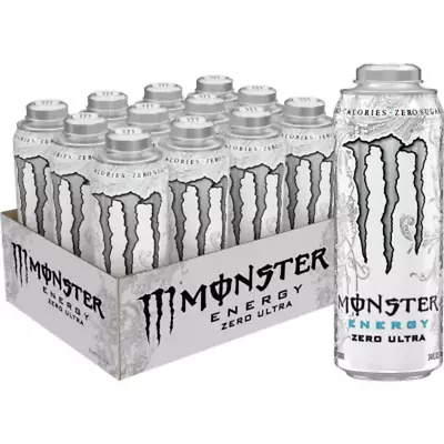 Monster Energy Mega Can Zero Ultra (24oz / 12pk)- FREE SHIPPING • $53