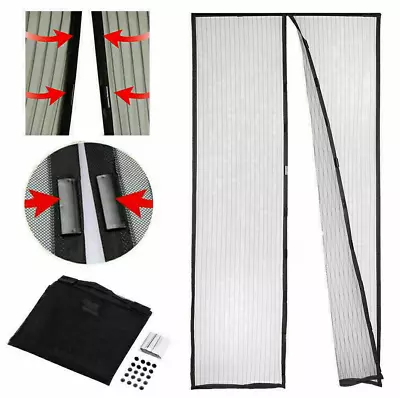 Hands-Free Magnetic Screen Door Mesh Net Mosquito Fly Insect Bug Curtain Closer • $8.89