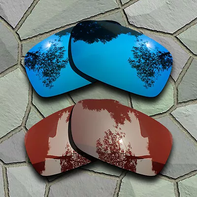 US Sky Blue&Bronze Brown Polarized Lenses Replacement For-Oakley Crankcase • $15.99