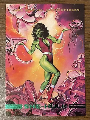 She Hulk 1993 Marvel Masterpieces Promo Prototype Card # Nno • $2.67