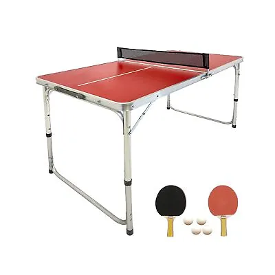 Small Mini Kids Ping Pong Table Tennis – Space Saving & Easy Storage ̵ • $78.97