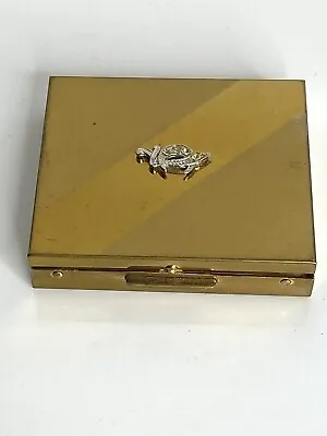 Vintage Max Factor Compact Loose Powder W/ Screen & Puff Sword & Moon Shriners • £43.39