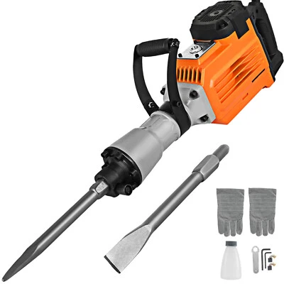 $196.79 • Buy Concrete Breaker 3600W 2 Chisel Bits Electric Demolition Jack Hammer Tool HQ