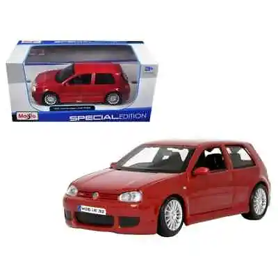 Volkswagen VW Golf R32 1/24 Scale Diecast Model By Maisto - Red • $34.99