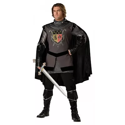 Dark Knight Costume Adult Medieval Halloween Fancy Dress • $76.66
