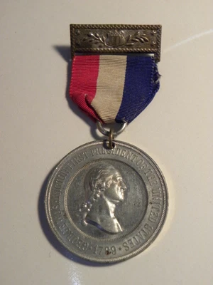 $23 • Buy 78773 Silver Medal Centennial Washington's Inauguration New York April 30 1889