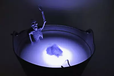 Skeleton Sauna Witch's Cauldron W/ Blue Fogger (Multi-Color Options) - 14  Dia • $59.85