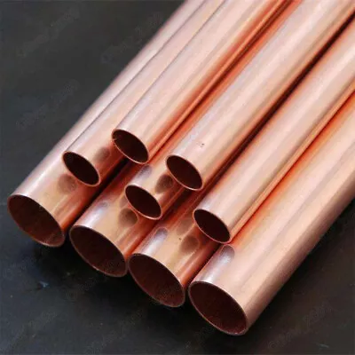 99.9% Pure Copper Tube Copper Pipe Length 250mm Select Size OD X ID X Length • $314.96