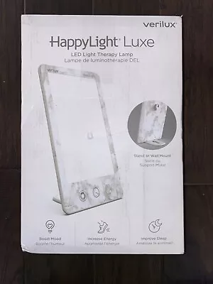 Verilux HappyLight VT43 Marble LED White Light Therapy Lamp • $55