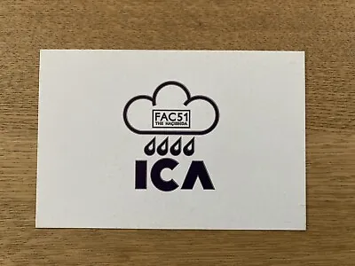 HACIENDA ‘ICA’’ Flyer — Original 1993 • £8