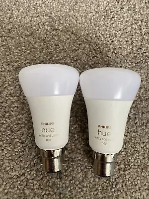 Phillips Hue B22 Bayonet Cap Twin Pack Led  -1100 Lumens - 75 Watts • $100