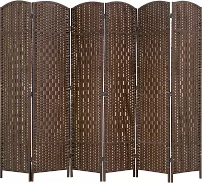 Room Divider 6 Panel Folding Privacy Divider 6 Ft Indoor Wall Divider Portable P • $120.99