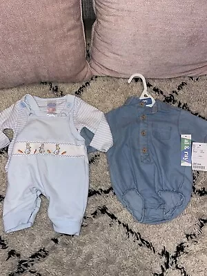 NEW Baby Boy 3-6 Months Clothes Bundle Summer • £3.50