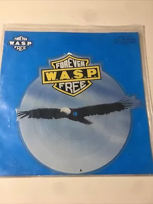 WASP Forever Free UK Shaped Picture Disc Vinyl Record CLPD546 • $29.95