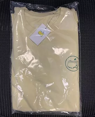 2022 Masters Golf Augusta National Egg Salad Sandwich Yellow T Shirt Size M NWT • $45