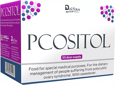 Comprehensive Supplement PCOS Myo-Inositol 4000mg D-Chiro Inositol 100mg CoQ10 • £29.99