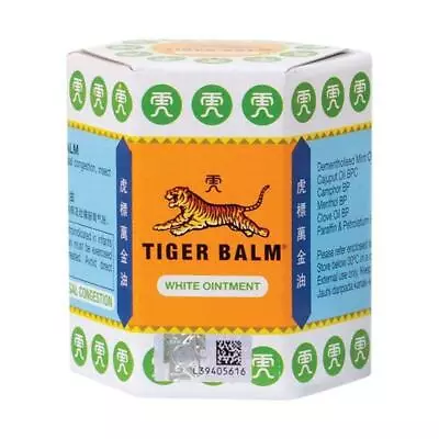 3 Bottles X 30g White Tiger Balm Ointment Headache Cold Relief Made Of Herbal • $23