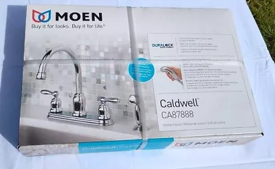Moen Caldwell Chrome Finish Kitchen Faucet CA87888 Scratched • $69.95