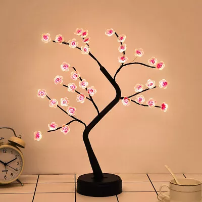 Touch Switch LED Tabletop Tree Light USB/ Battery Operated LED Bonsai Tree Light • $30.89