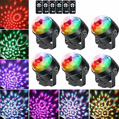 £11.99 • Buy 4X Party Magic Ball Light LED Party Disco RGB Rotating Club DJ Disco Stage Light