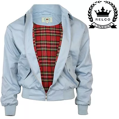 £39.99 • Buy Relco Powder Sky Blue Harrington Jacket Skin Mod Scooter Ska Northern Soul 