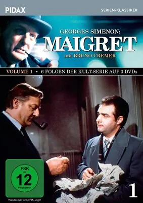 Maigret Vol. 1 / 6 Folgen Der Kult-Serie Mit Bruno Cremer Nach Dem Romane (DVD) • £21.72