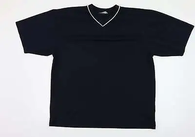 Magneto Womens Blue Polyester Basic T-Shirt Size XL Crew Neck • £3.75