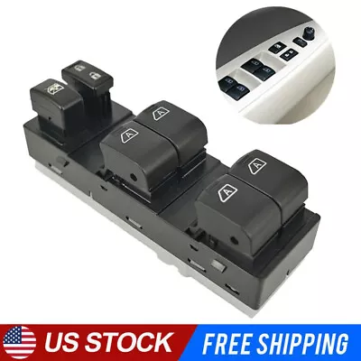 Front Left Master Window Switch For 2007-2015 Infiniti G25 G35 G37 Q40 2.5L 3.5L • $17.89