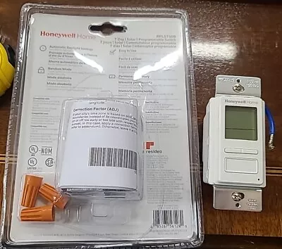 Honeywell RPLS740B ECONOswitch 7day Solor Programmable Switch • $28