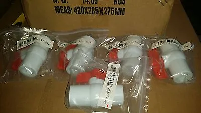 RED FLAG PVC COMPACT BALL VALVE 1/2    NEW  Lot Of 5 For Irrigation System • $24.99