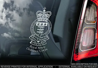 £3.99 • Buy Royal Army Ordnance Corps - Car Sticker - Armed Forces Sign Window Decal - V01